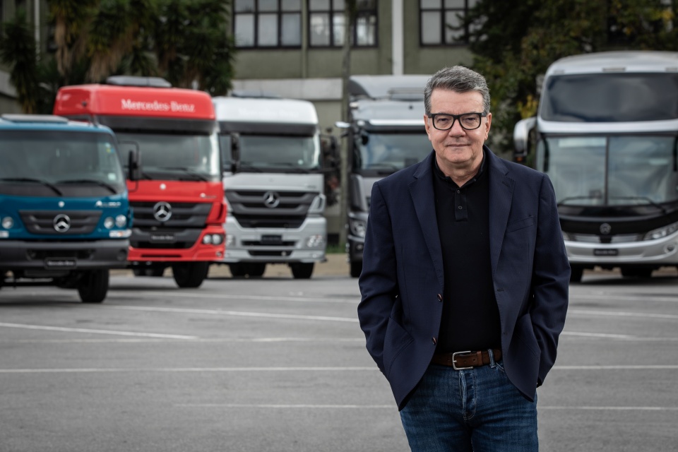 Roberto Leoncini, vice-presidente de vendas e marketing caminhões e ônibus Mercedes-Benz.